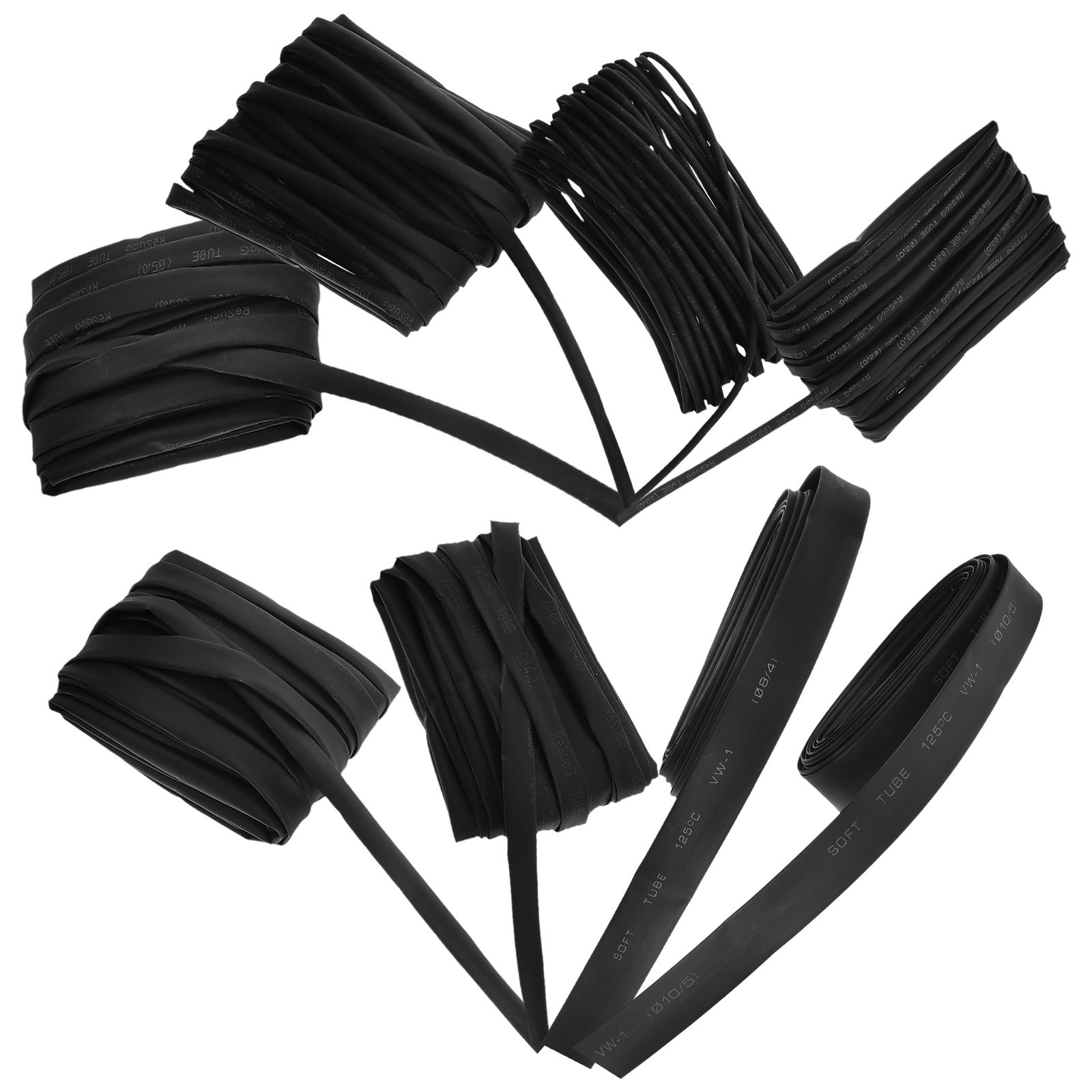 Heat Shrink Tubing - 8 Pezzi di Guaine Termorestringenti Resistenti