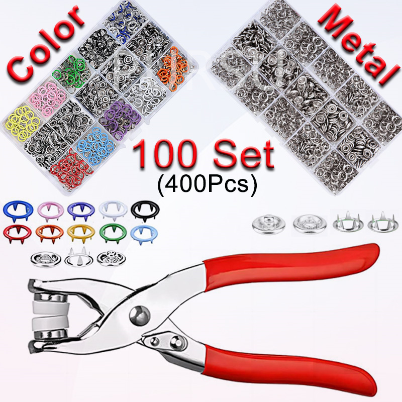 Diy Electronics Starter Kit - 100 set di pinze a scatto