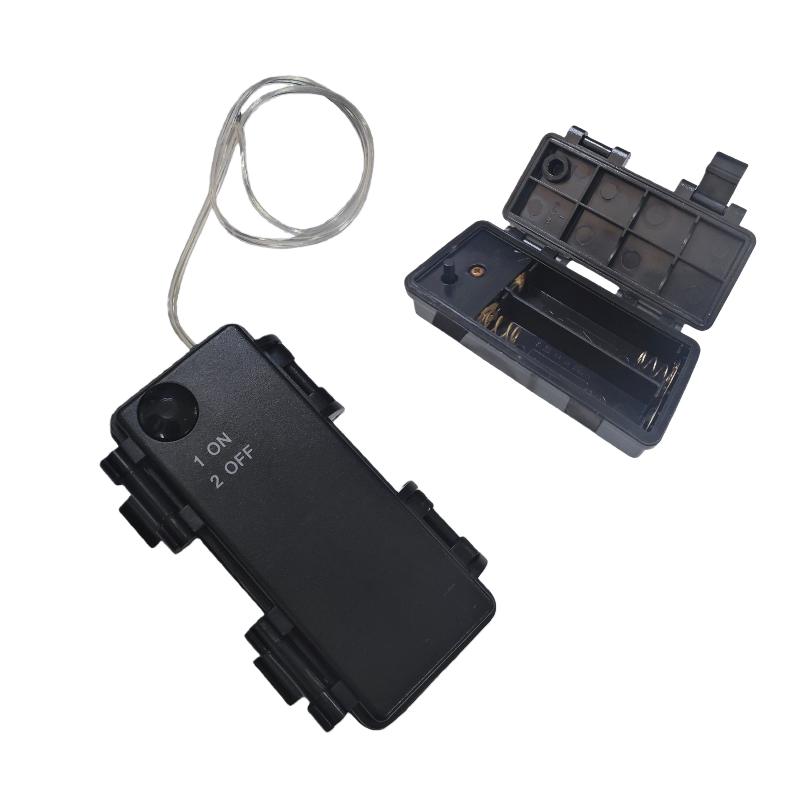 Diy Electronics Holder - 1 pz 2 sezioni supporto batteria