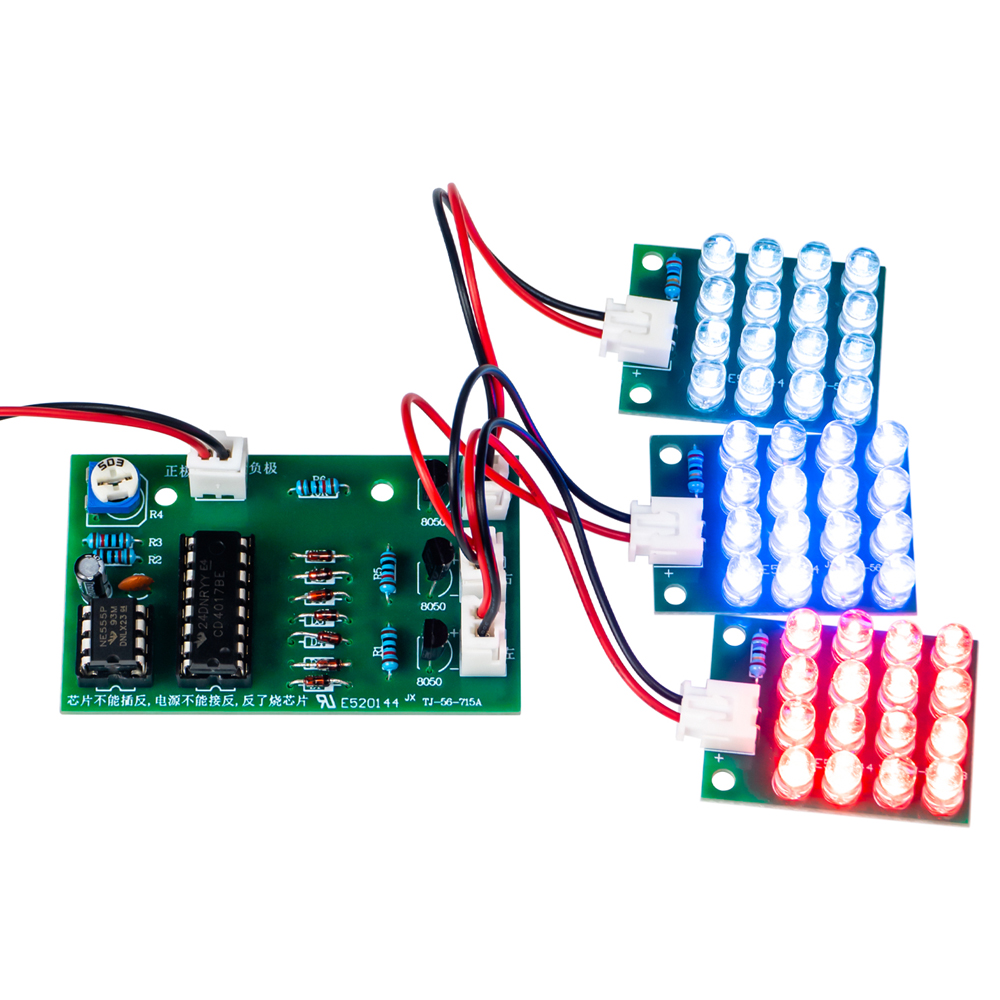 Diy Electronics Repair Kit - Kit elettronico fai-da-te LED lampeggiante a