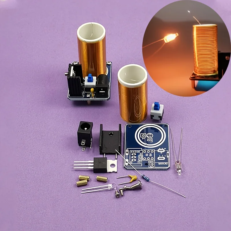 Diy Electronics News - Mini kit bobina Tesla BD243 Kit