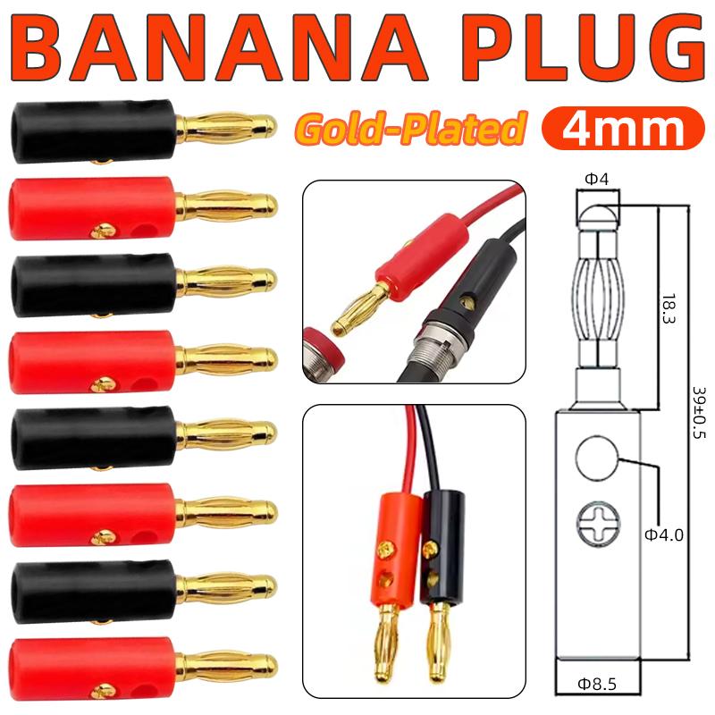 Diy Audio Electronics Projects - Set di 10 Connettori a Banana