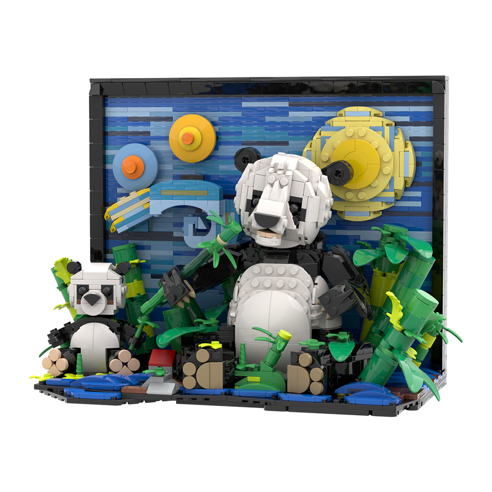Gobricks MOC VanS Panda Buildi - Diy Electronics Art recensione e prezzo