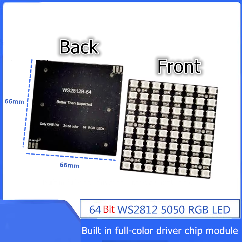 Modulo Matrice LED RGB WS2812B - Diy Electronics News recensione e prezzo