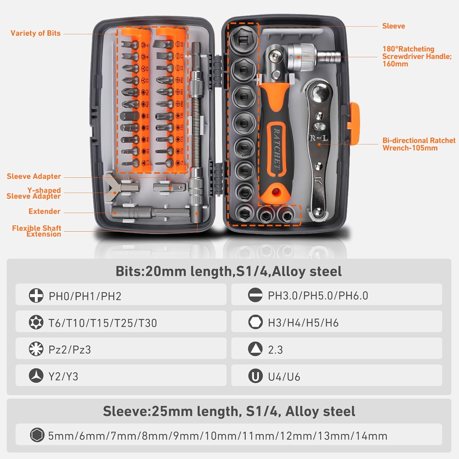 Kit Cacciavite a Cricchetto Mu - Diy Electronics Repair Kit recensione e prezzo